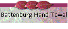 Battenburg Hand Towel