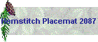 Hemstitch Placemat 2087