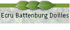 Ecru Battenburg Doilies