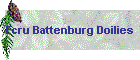 Ecru Battenburg Doilies