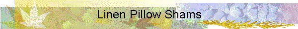 Linen Pillow Shams