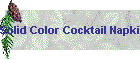 Solid Color Cocktail Napkin 2