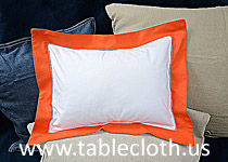 baby pillows, baby pillow sham, baby pillow 12x16 in., baby pillow orange color tirms. 